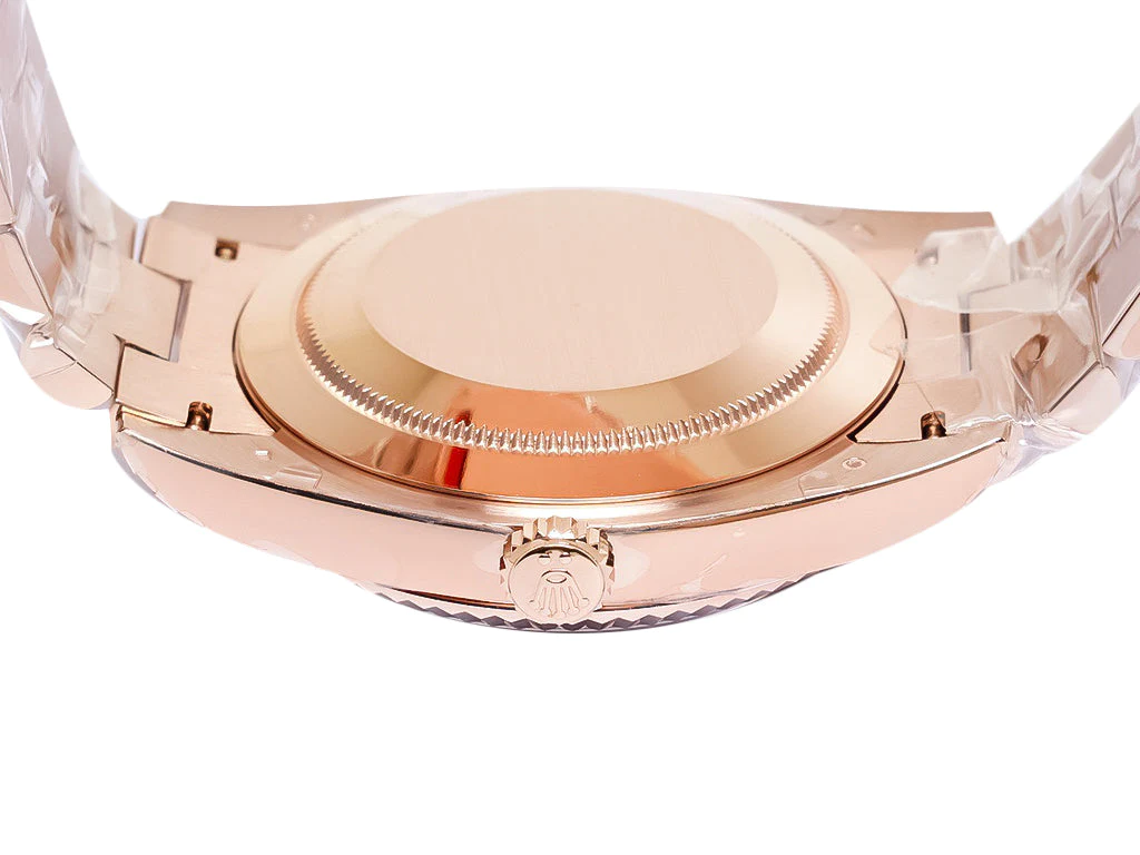 Day-Date 40 Rose Gold 'President' with Olive Dial (Roman Numerals) and Fluted Bezel