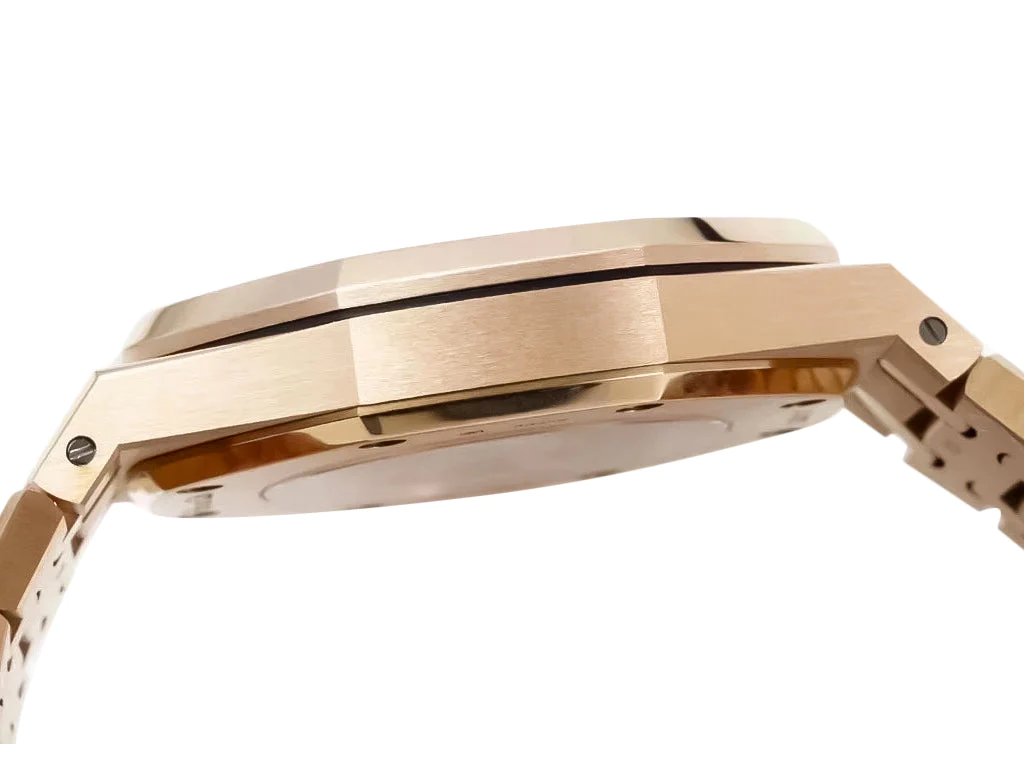 Royal Oak Pink Gold Openworked Double Balance Wheel (41mm)