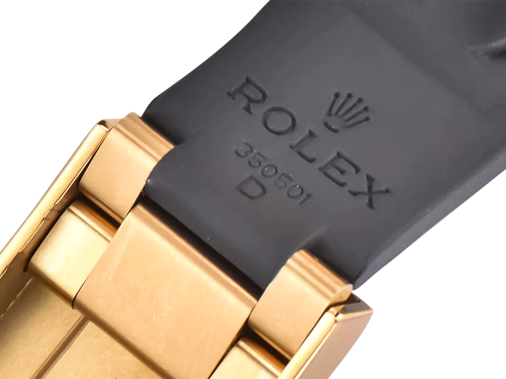 Cosmograph Daytona Yellow Gold Oysterflex with Champagne Dial