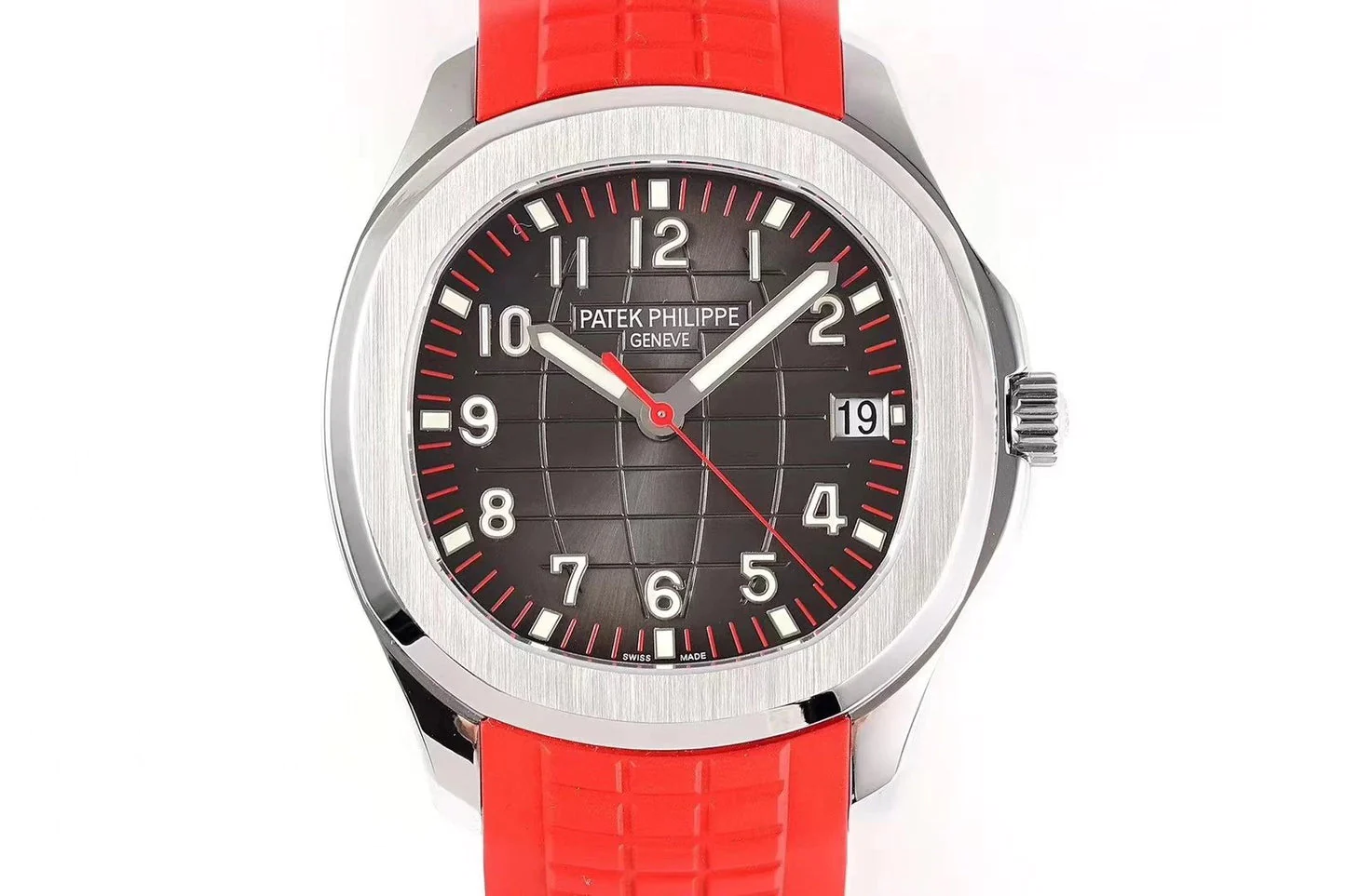 Aquanaut Stainless Steel 'Singapore' with Black Dial (40mm)