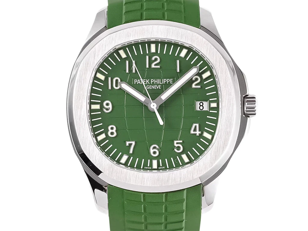 Aquanaut Stainless Steel 'Jumbo' with Green Dial (42mm)