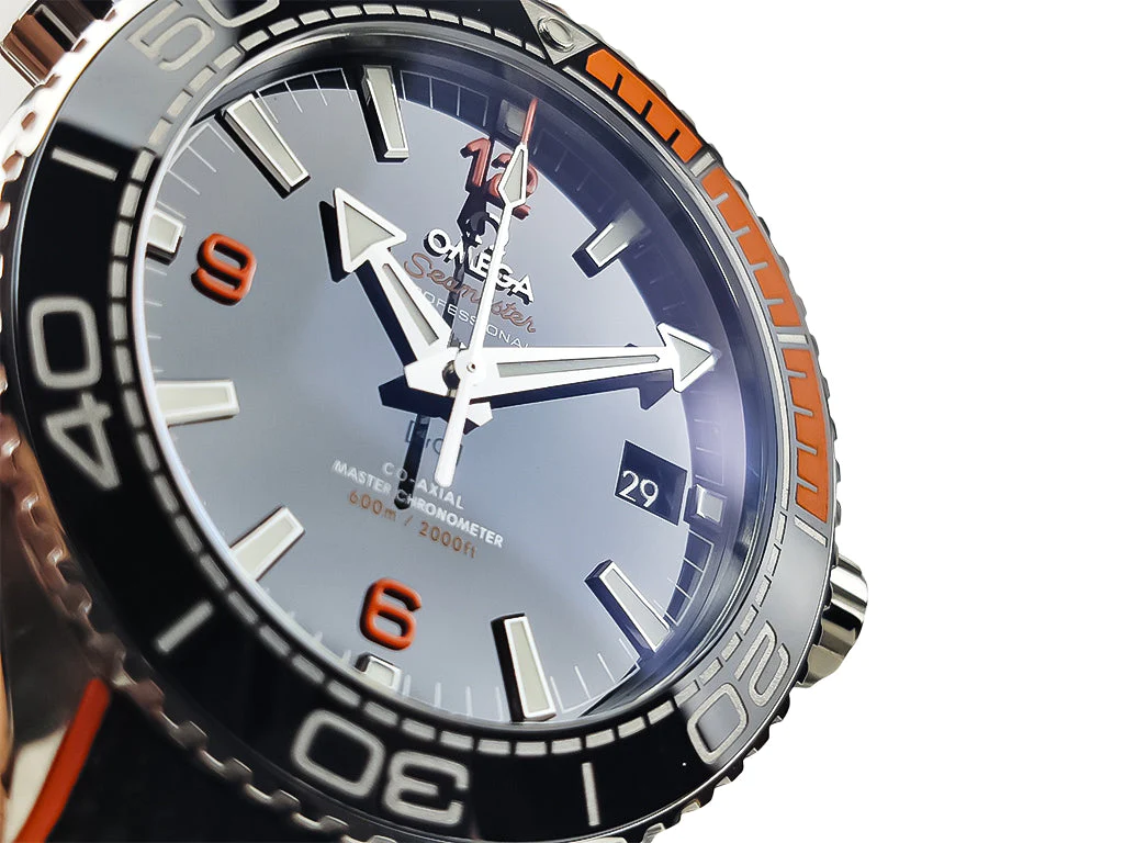 Seamaster Planet Ocean 600 with Blue Dial on Rubber Strap (43.5mm)