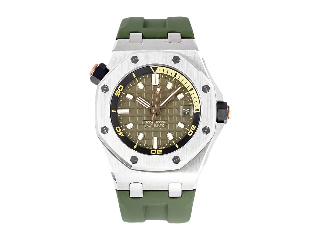 Royal Oak 'Offshore Diver' Stainless Steel with Green Dial (42mm)