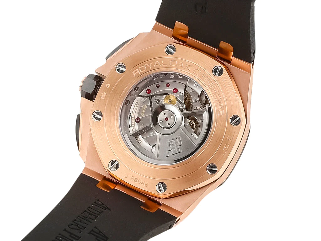 Royal Oak 'Offshore Chronograph' Pink Gold with Black Dial and Subdials (44mm)