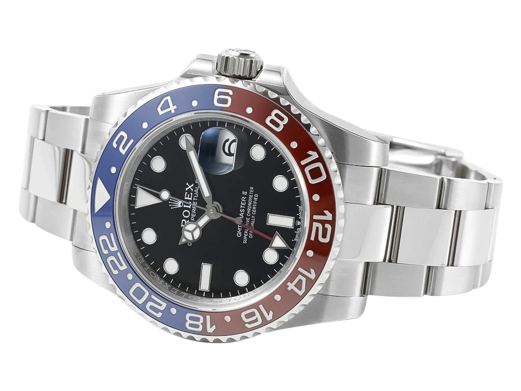 GMT-Master II Stainless Steel 'Pepsi' on Oyster (40mm)