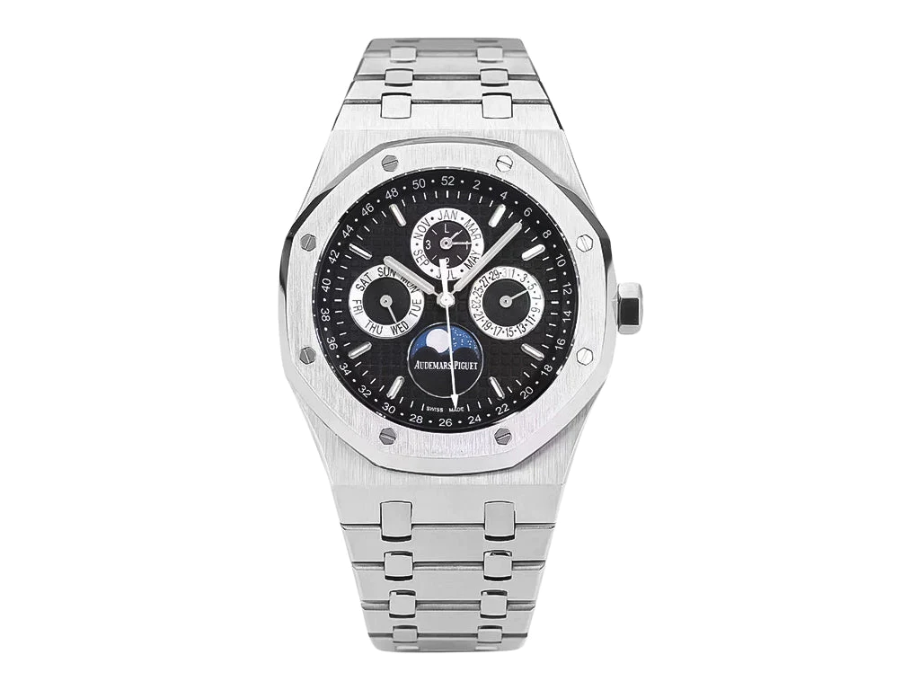 Royal Oak 'Perpetual Calendar' Stainless Steel with Black Dial (41mm)