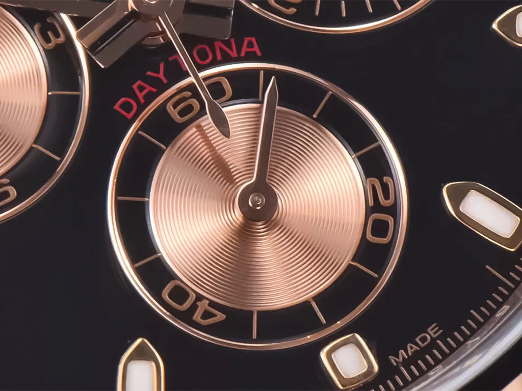 Cosmograph Daytona Rose Gold Oysterflex with Black Dial