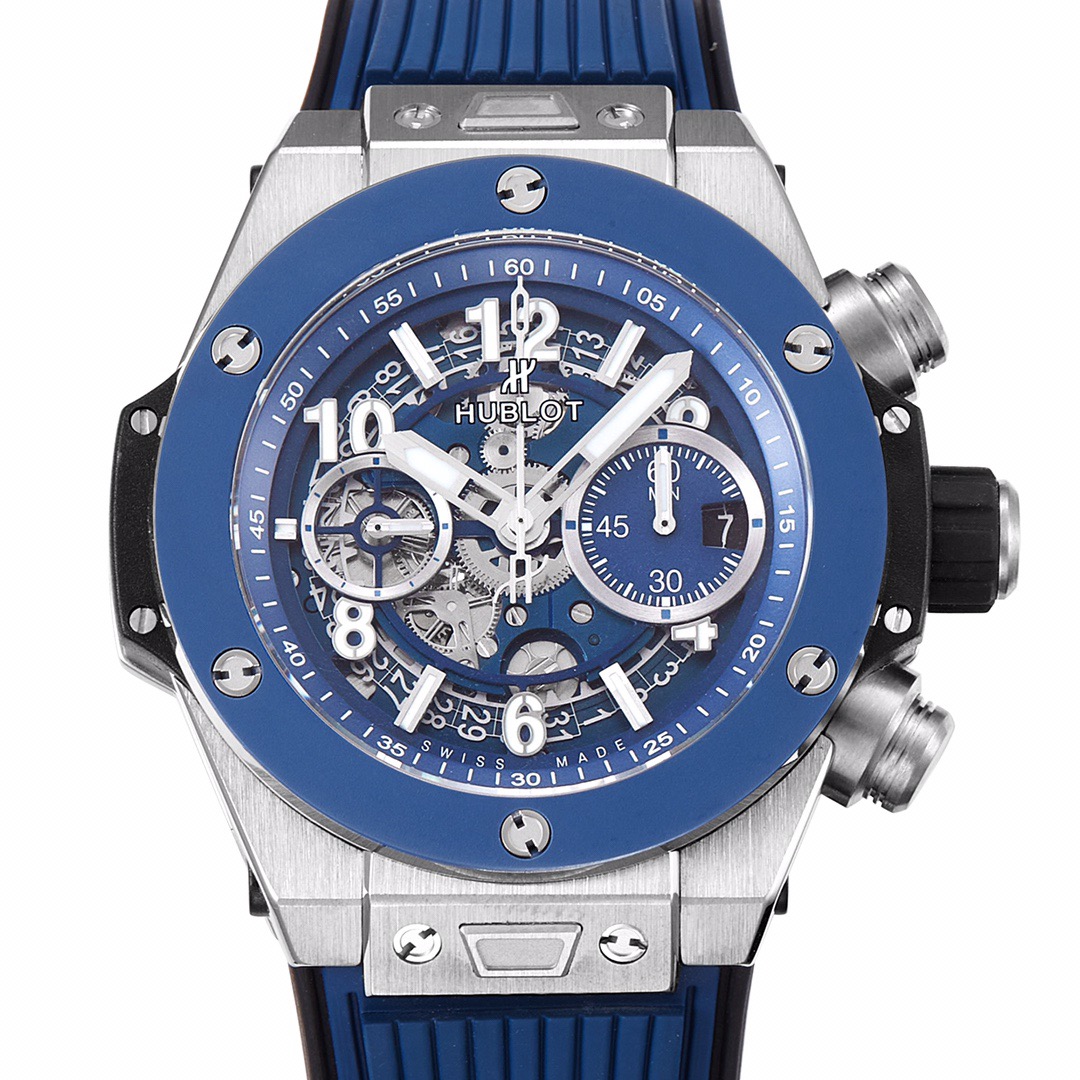 BIG BANG Unico Titanium Alloy Case with Ceramic Bezel and Blue Dial (44MM)