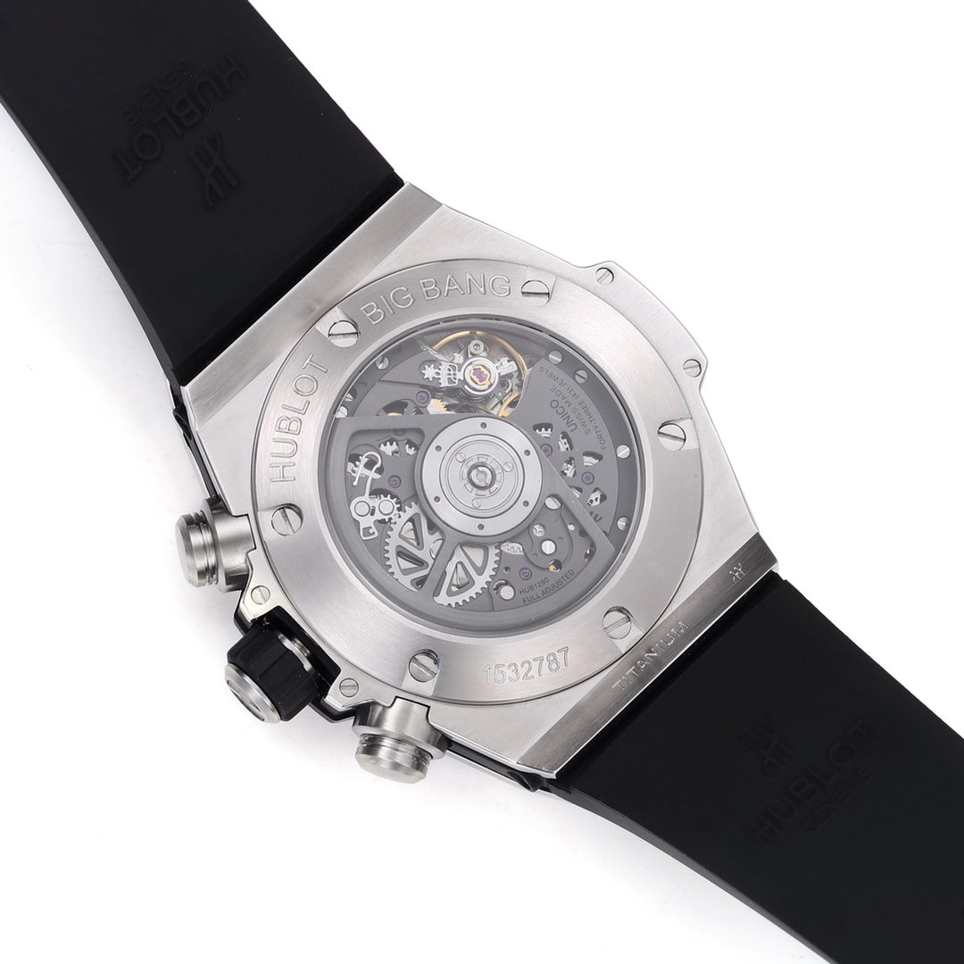 BIG BANG Unico Titanium Alloy Case with Diamonds and Grey Dial (44MM)