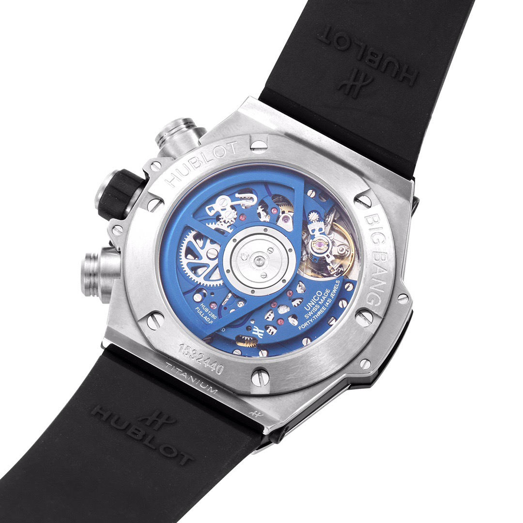 BIG BANG Unico Titanium Alloy Case with Ceramic Bezel and Blue Dial (44MM)