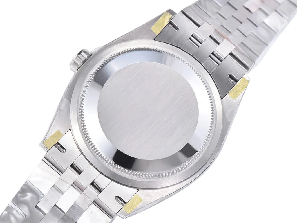 Datejust 36 Stainless Steel on Jubilee with Diamond Mother of Pearl Dial and Fluted Bezel