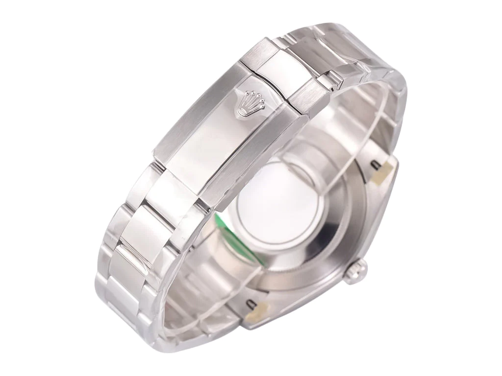 Datejust 41 Stainless Steel on Oyster with White Dial and Fluted Bezel