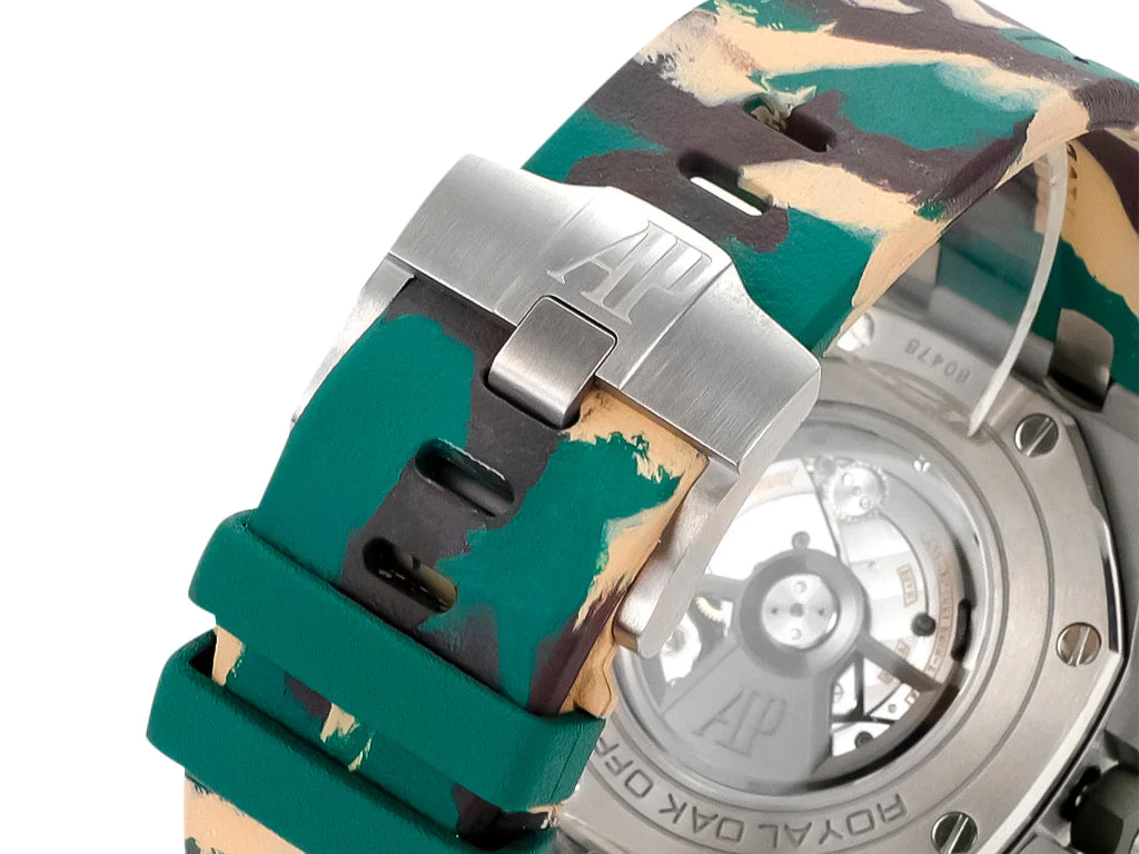 Royal Oak 'Offshore Chronograph' Stainless Steel with Beige Dial (44mm)