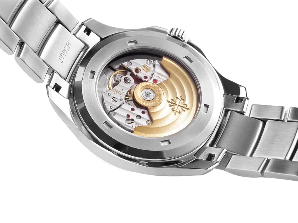 Aquanaut Date Stainless Steel with Rhodium Dial (40mm)