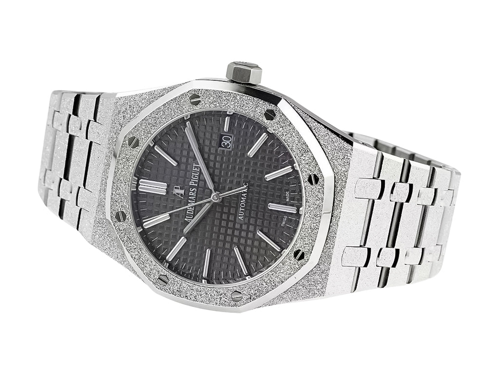 Royal Oak Frosted Stainless Steel with Grey Dial (41mm)