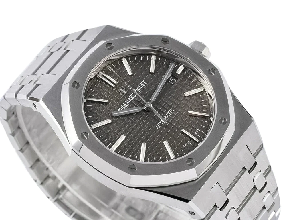 Royal Oak Stainless Steel with Grey Dial (41mm) - 15400