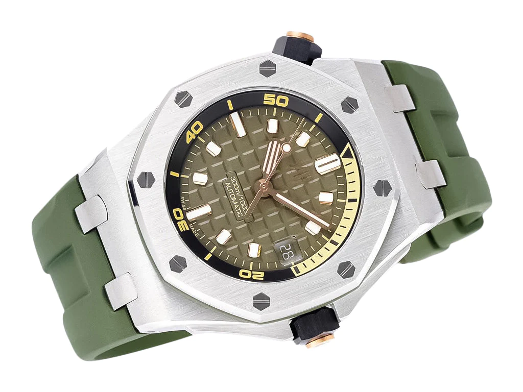 Royal Oak 'Offshore Diver' Stainless Steel with Green Dial (42mm)