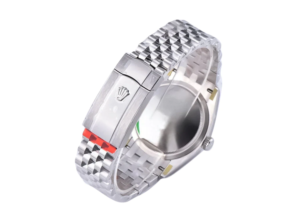 Datejust 36 Stainless Steel on Jubilee with Diamond Black Dial and Fluted Bezel