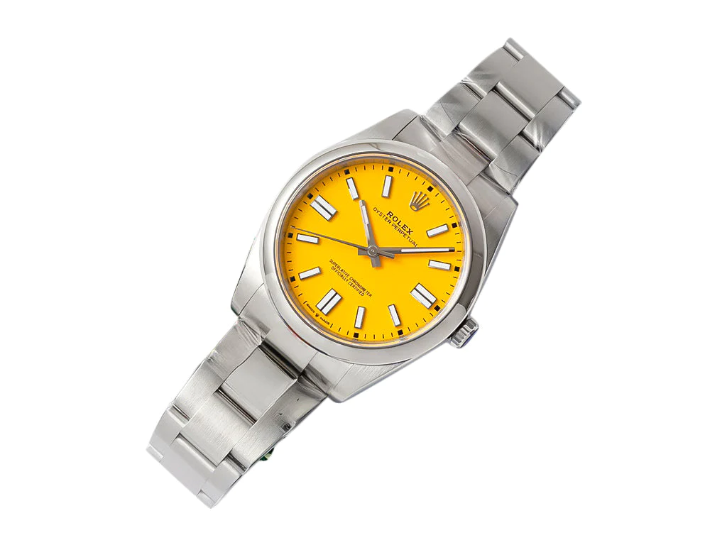 Oyster Perpetual 41 Stainless Steel with Yellow Dial