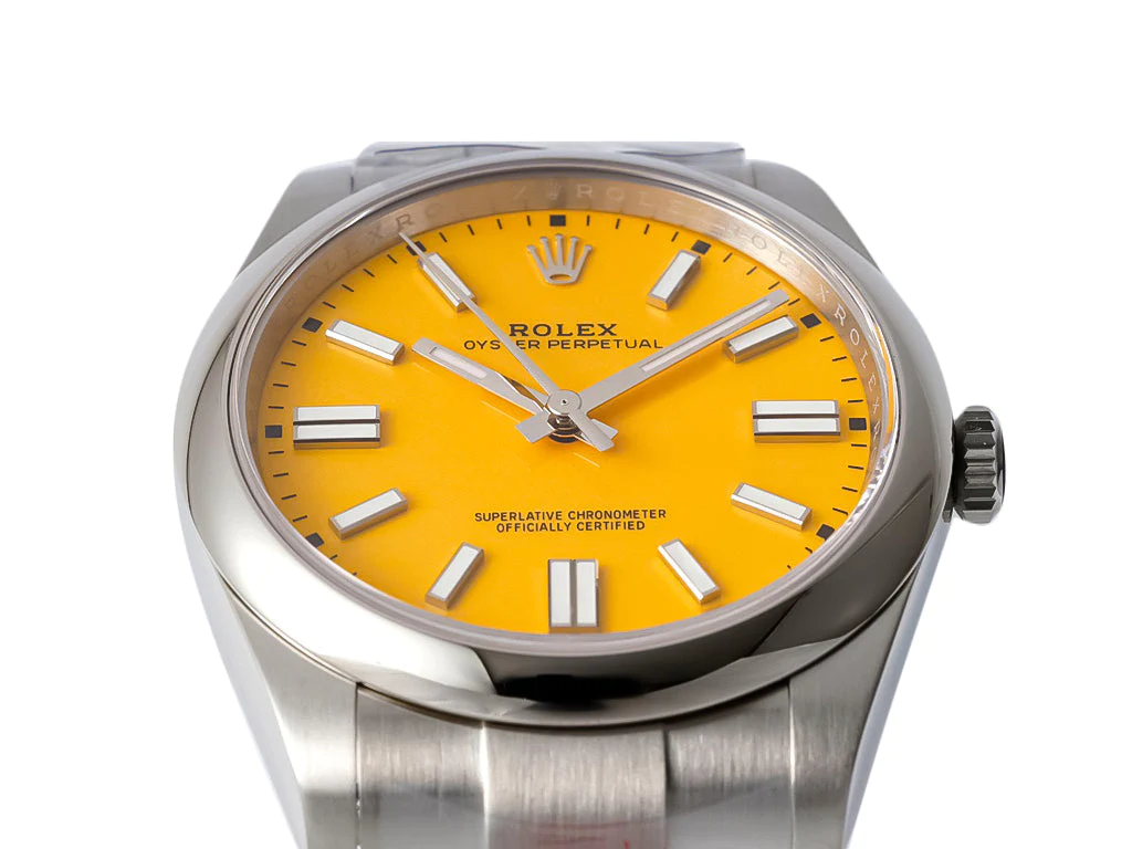 Oyster Perpetual 41 Stainless Steel with Yellow Dial