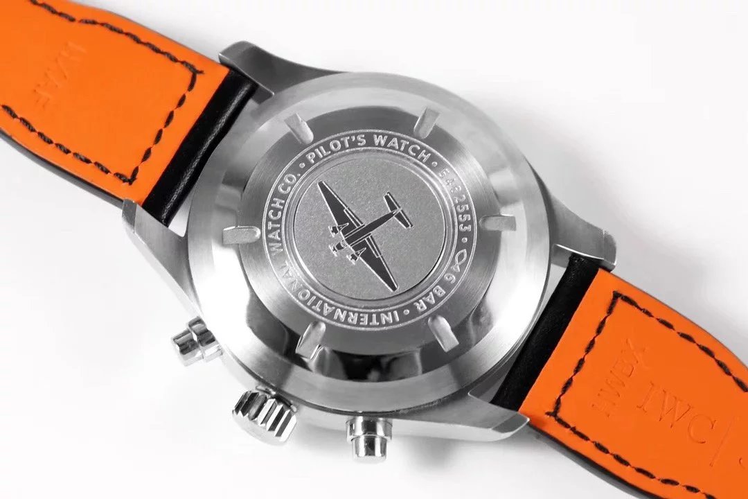 IWC Pilot's Watch  Stainless Steel with Black Dial(43mm)