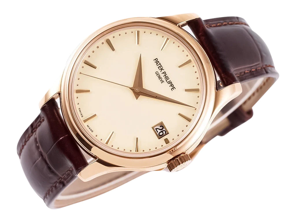 Calatrava Rose Gold with Ivory Dial (39mm)