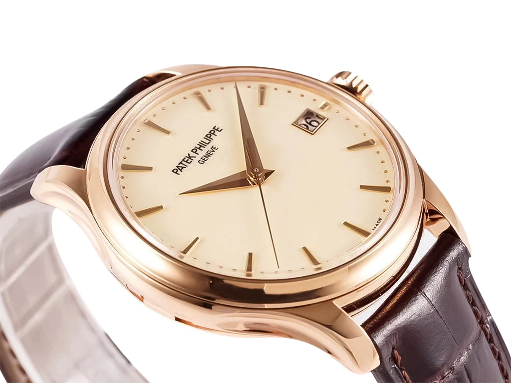 Calatrava Rose Gold with Ivory Dial (39mm)