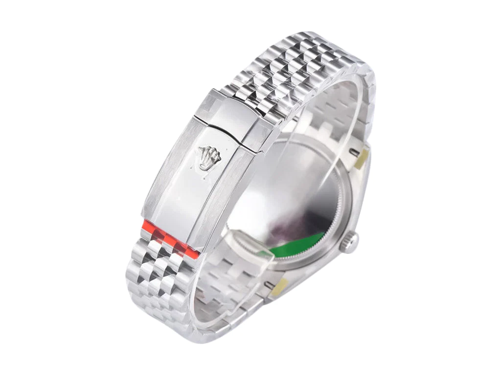 Datejust 36 Stainless Steel on Jubilee with Diamond Blue Dial and Fluted Bezel