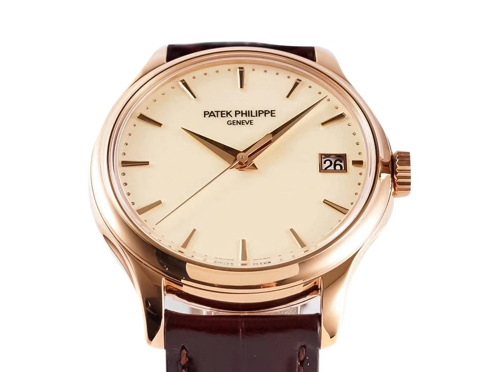 Calatrava Rose Gold with Ivory Dial (39mm)
