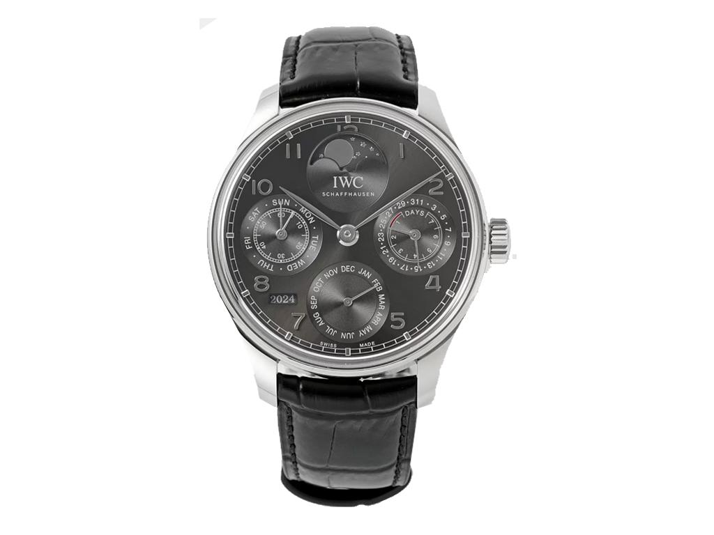 IWC Portugieser Eternal Calendar 18 ct White Gold Case With White Dial (44.2mm)
