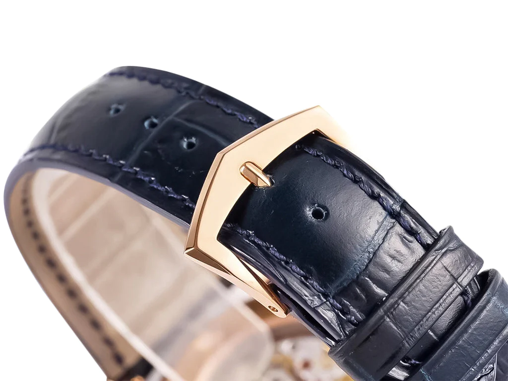 Calatrava Rose Gold 'Scientific' with Silver Dial (38mm)