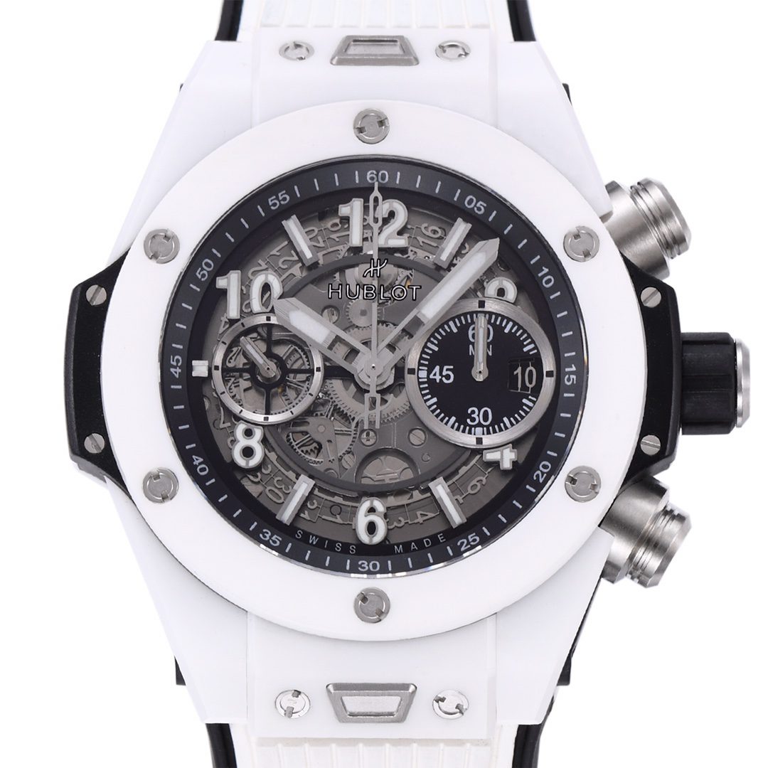 BIG BANG Unico White Ceramic Case with Black Dial (45MM)