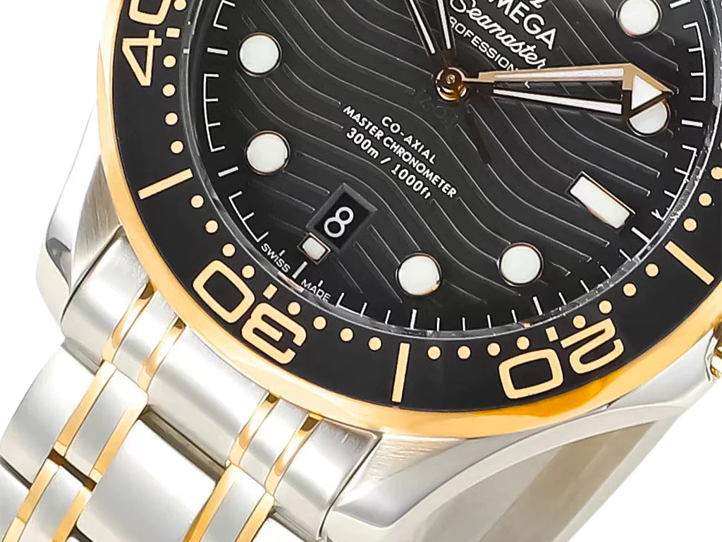 Seamaster Diver 300 Two Tone with Black Dial (42mm)