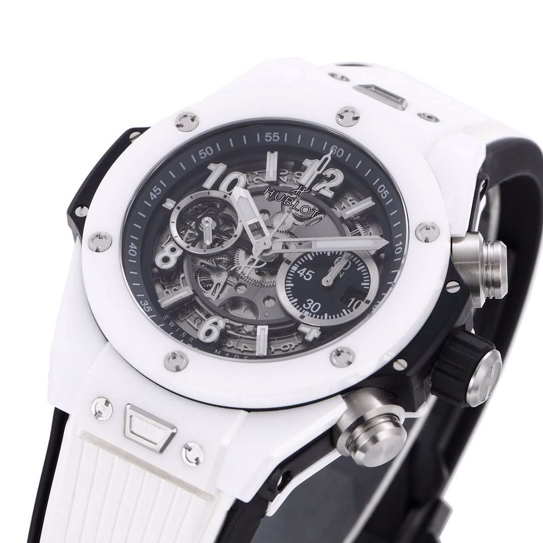 BIG BANG Unico White Ceramic Case with Black Dial (45MM)