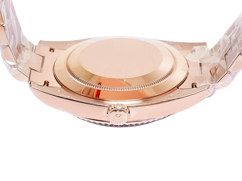 Day-Date 40 Rose Gold 'President' with Chocolate Dial (Roman Numerals) and Fluted Bezel