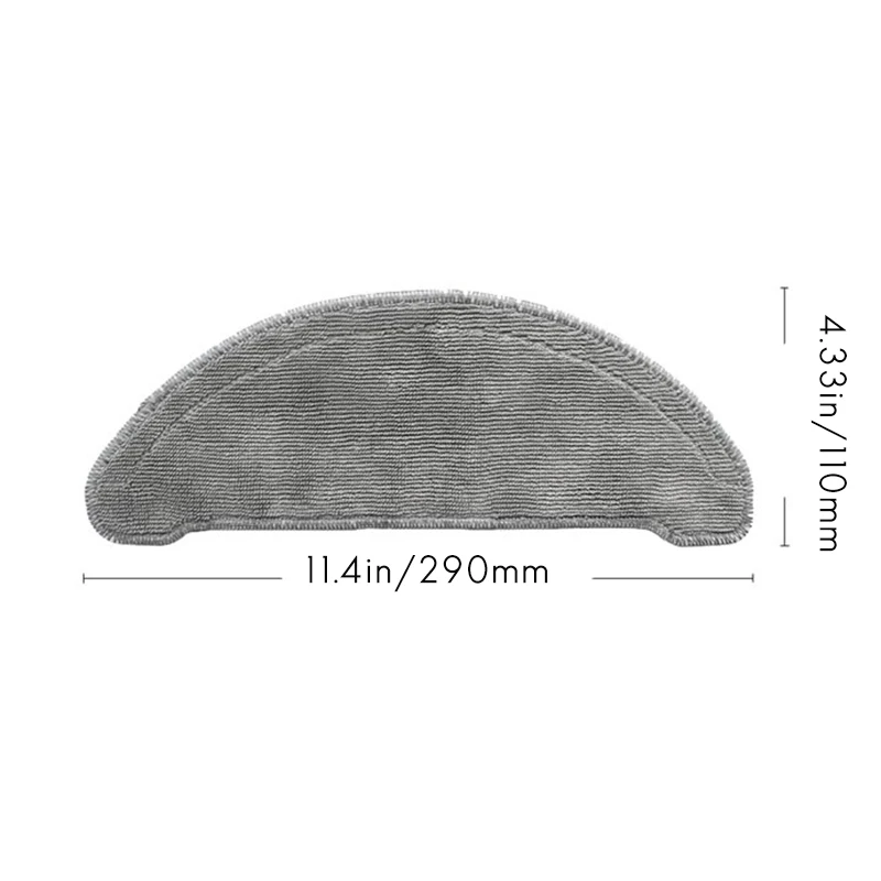 Mop Cloth Dust Bag Side Brush Disposable Mop For Roidmi Eve Plus Robot Vacuum Cleaner Parts