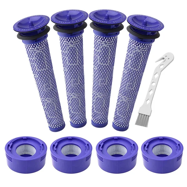 Post & Pre Motor Hepa Filters Replacement For Dyson V8 V7 Cordless Vacuum Cleaners