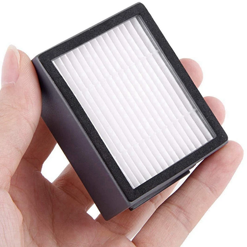 2 Set Vacuum Cleaner Part: 1 Set Side Brush Replacement Kit & 1 Set Hepa Filter Hepa Filters