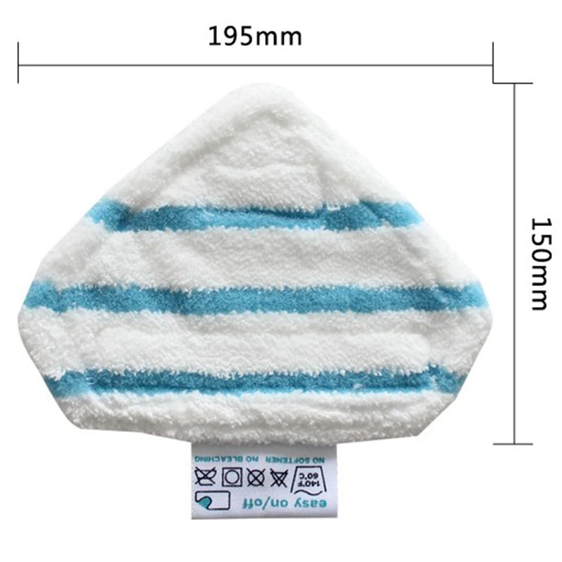 10Pcs Mop Cloths For Fsm1630 Floor Cleaning Triple-Cornered Pads Cover Water Steam Mop Microfiber Mops