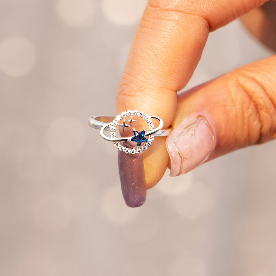 A Grandmother's Love Planet & Stars Ring