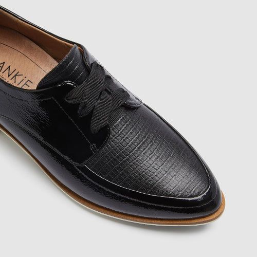 Amelia II Black Lizard Emboss