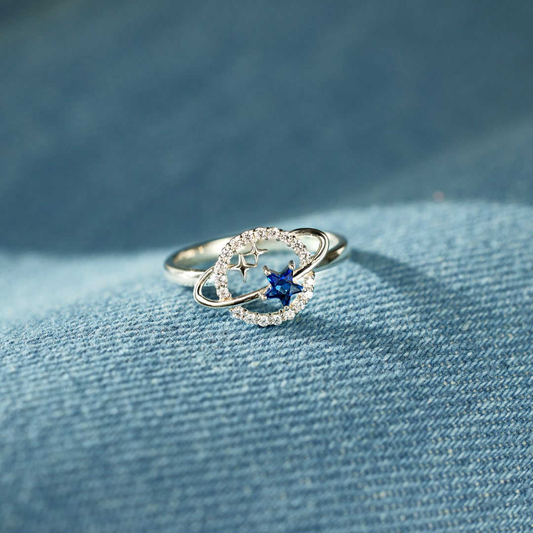 A Grandmother's Love Planet & Stars Ring