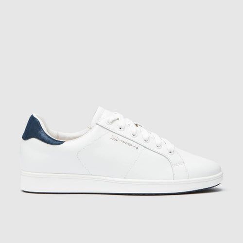 Jackie III White/Navy Metallic