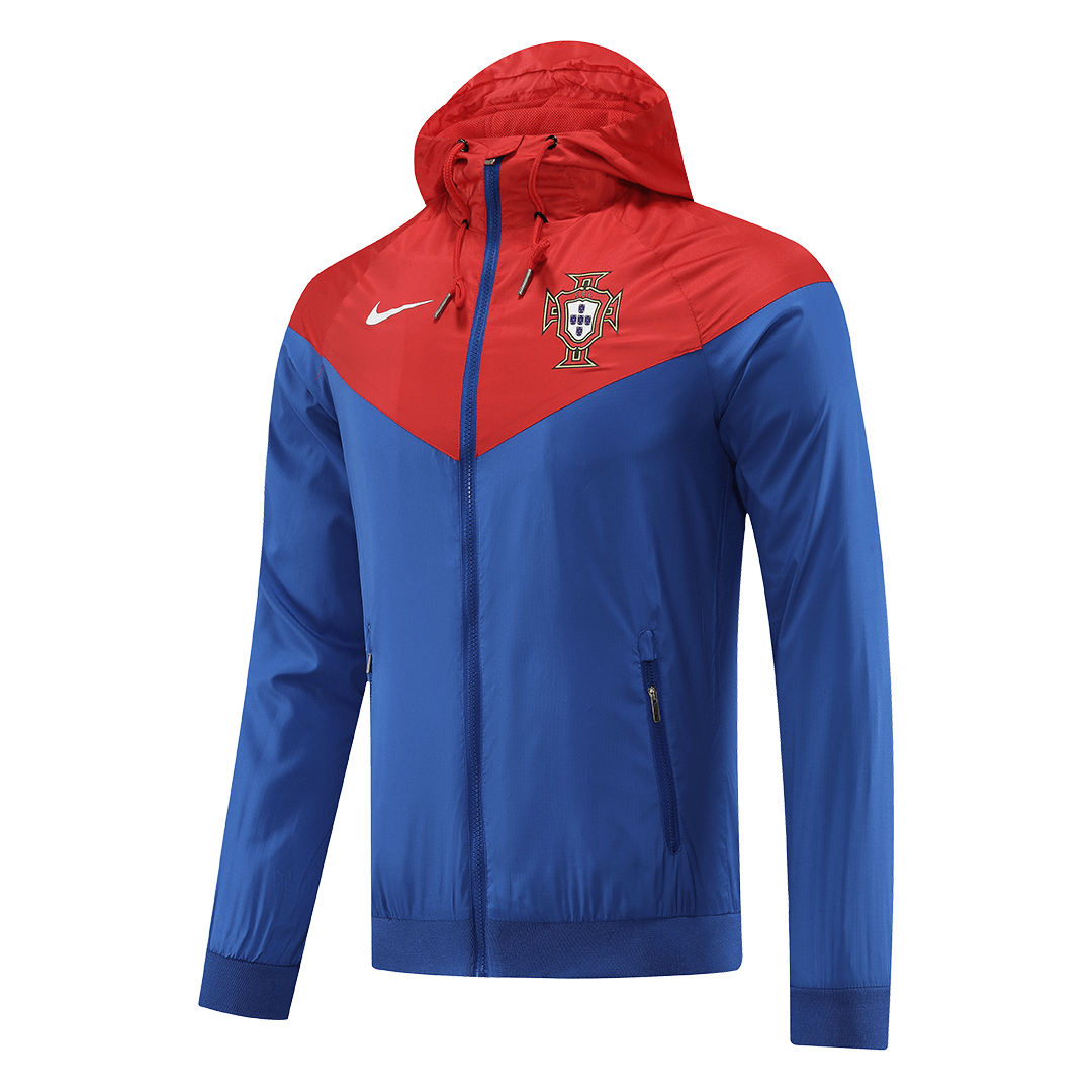 Portugal Windbreaker Hoodie Jacket Red&Blue Replica 2022