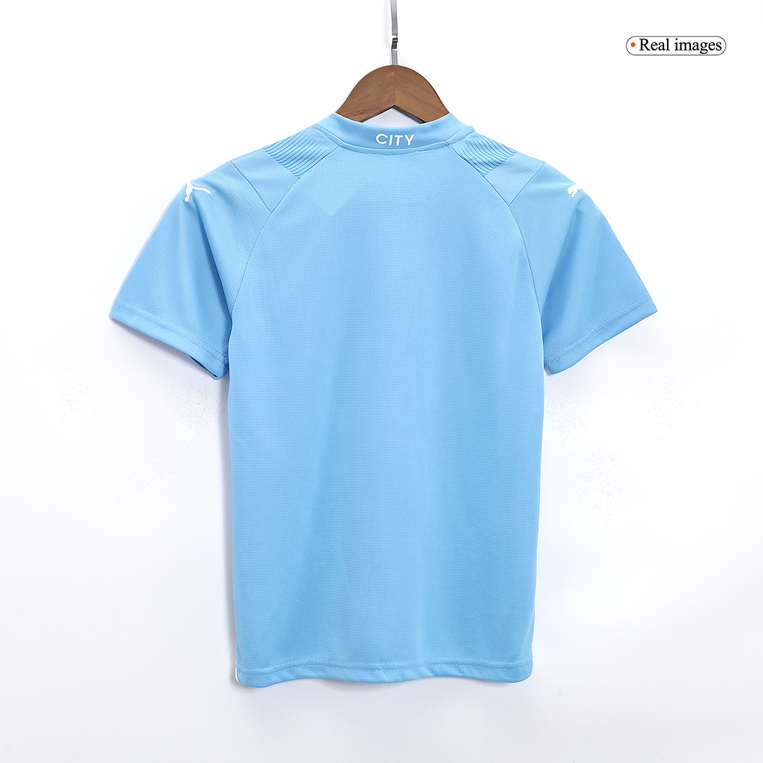Kids Manchester City Home Jersey Kit 2023/24