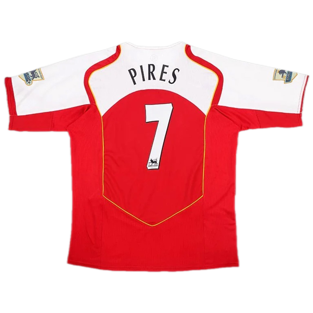 Arsenal Pires #7 Retro Jersey Home Replica 2004/05