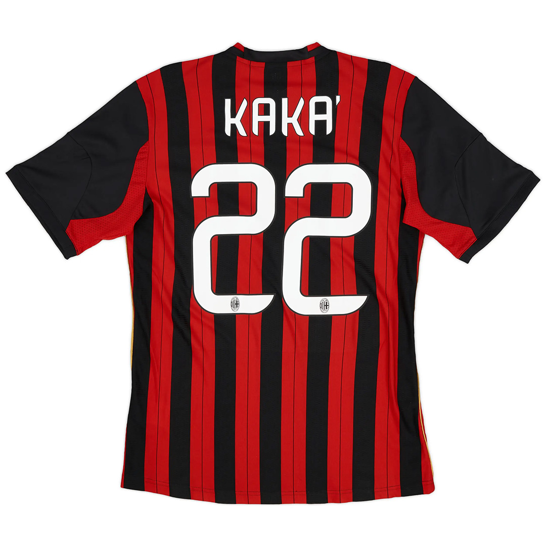 KAKA' #22 AC Milan Retro Jersey Home 2013/14