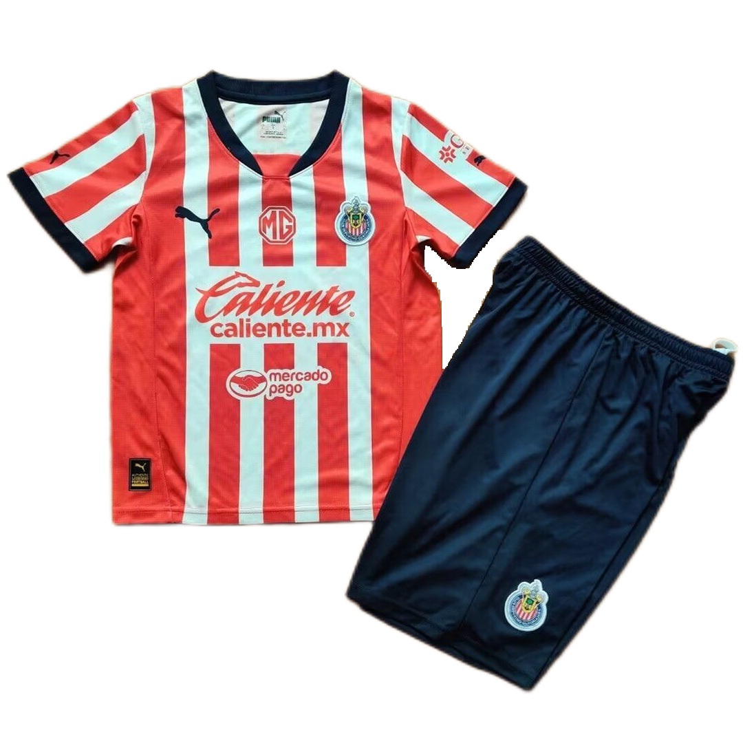 Kids Chivas Jersey Home Kit 2024/25