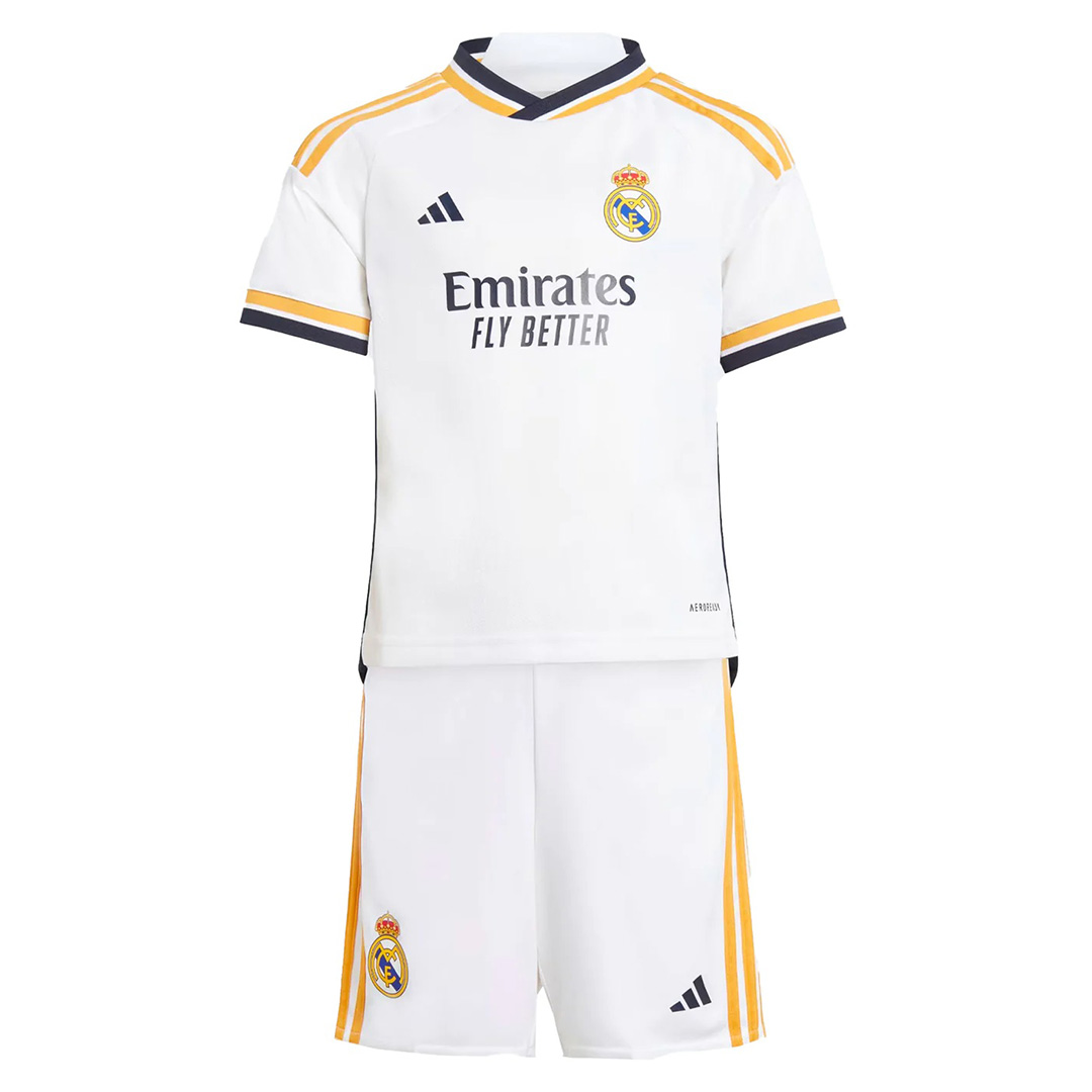 Kids Real Madrid Home Jersey Kit 2023/24