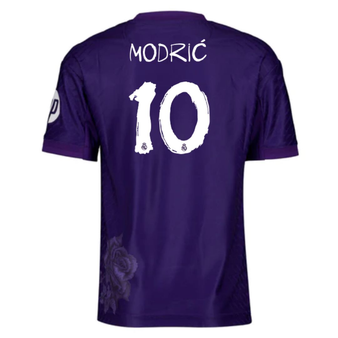 MODRIĆ #10 Real Madrid Y-3 Fourth Jersey Purple Player Version 2023/24